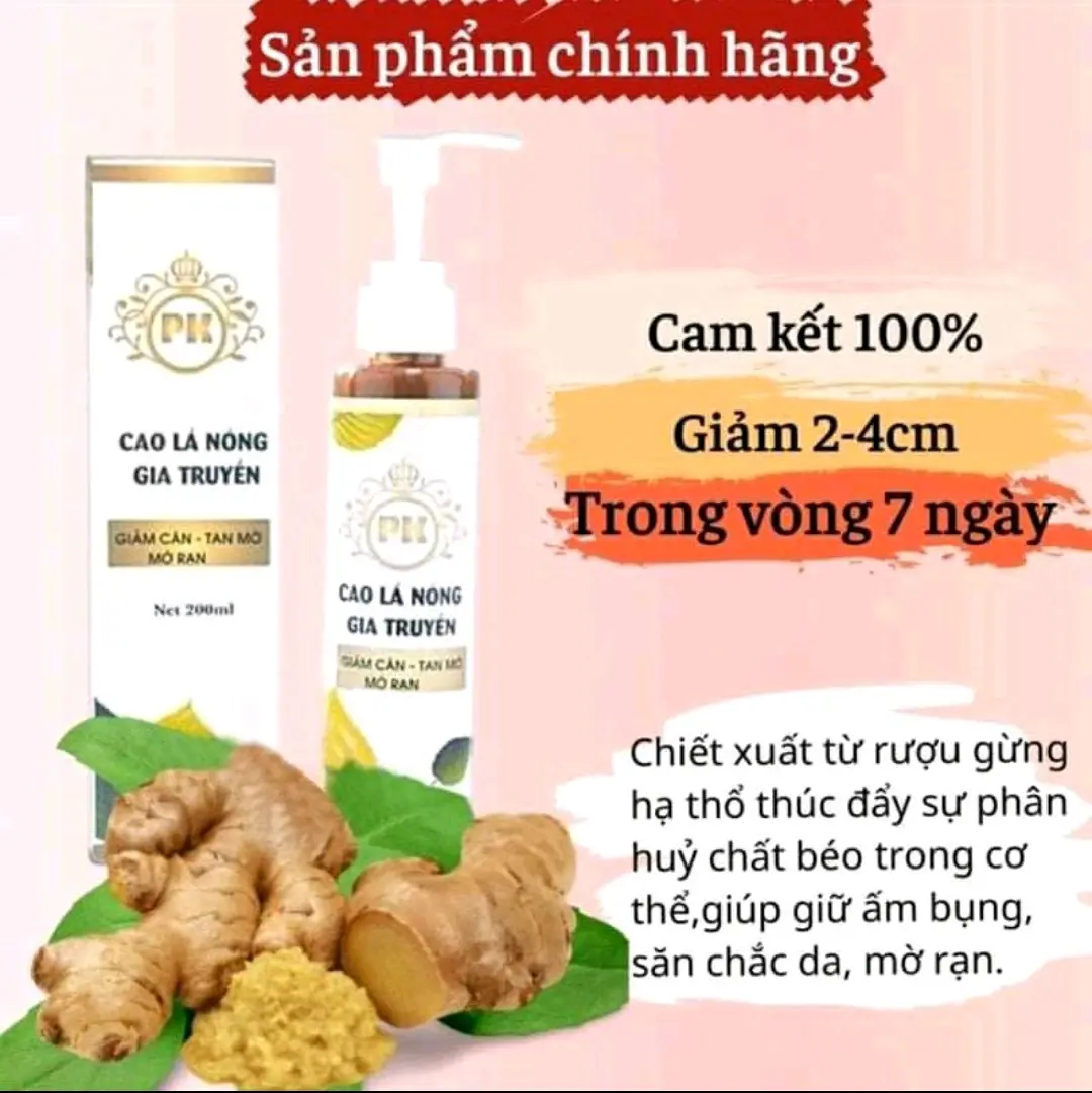 Cao Lá Nóng ( kèm thước dây - ko cuộn PE  )