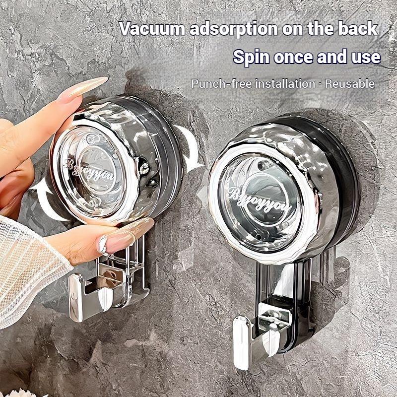 Móc Treo Tường, Không Cần Đục Lỗ, Cốc Hút, Móc Gia Dụng, Thích Hợp Cho Đồ Dùng Phòng Tắm Và Nhà Bếp, Trang Trí Nội Thất