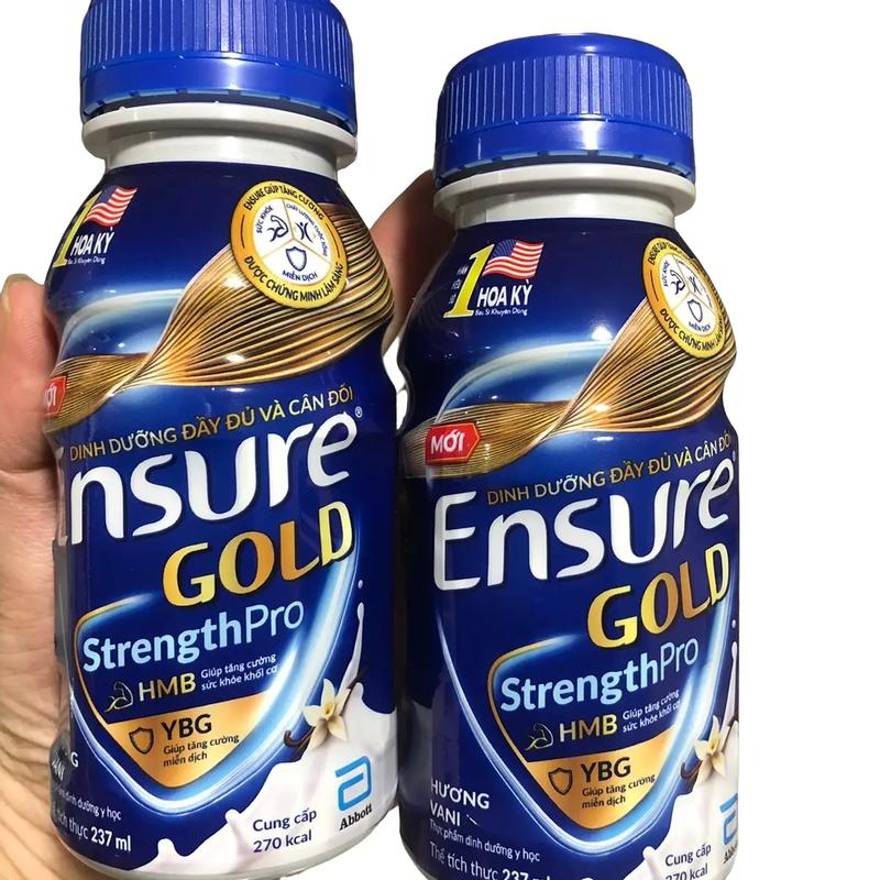 Sữa nước ensure gold dành cho người già người gầy yếu combo 6 chai