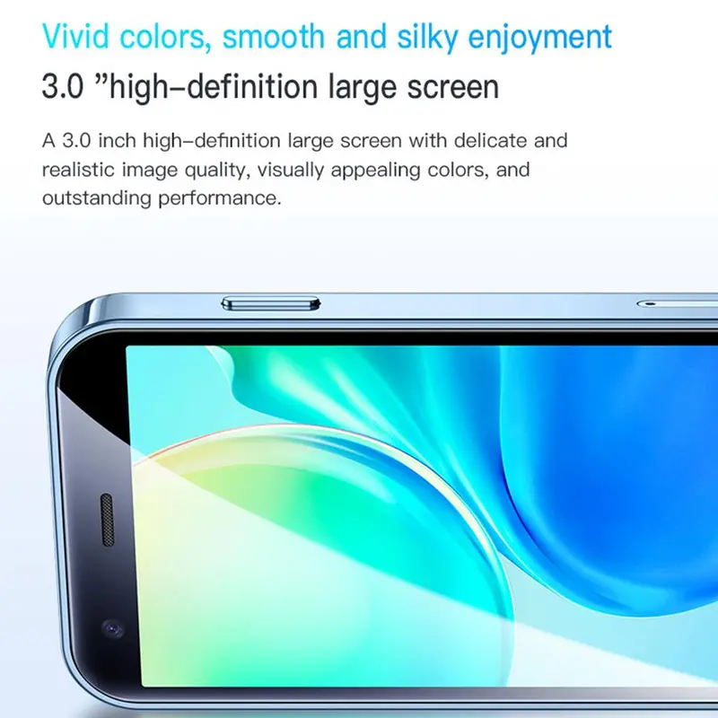Điện thoại thông minh mini, Hệ thống Android 9.0, SIM kép Nano, Màn hình 2,5 ", Play Store, Điện thoại thông minh bỏ túi, Mạng 3G, Bộ nhớ 16GB 7
