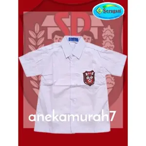 Baju Seragam Sekolah SD Lengan Pendek Merek Seragam