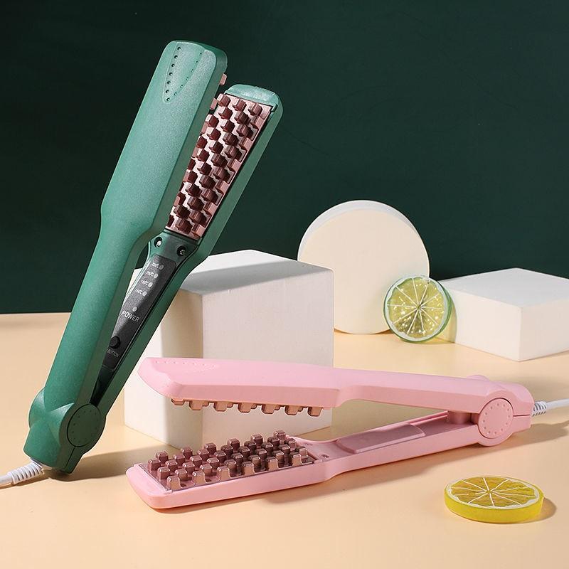 Ngô nóng Thanh nẹp shaggy Máy bấm xù dập phồng chân tóc 4 cấp độ điều khiển nhiệt độ thông minh,Định hình nhanh chóng