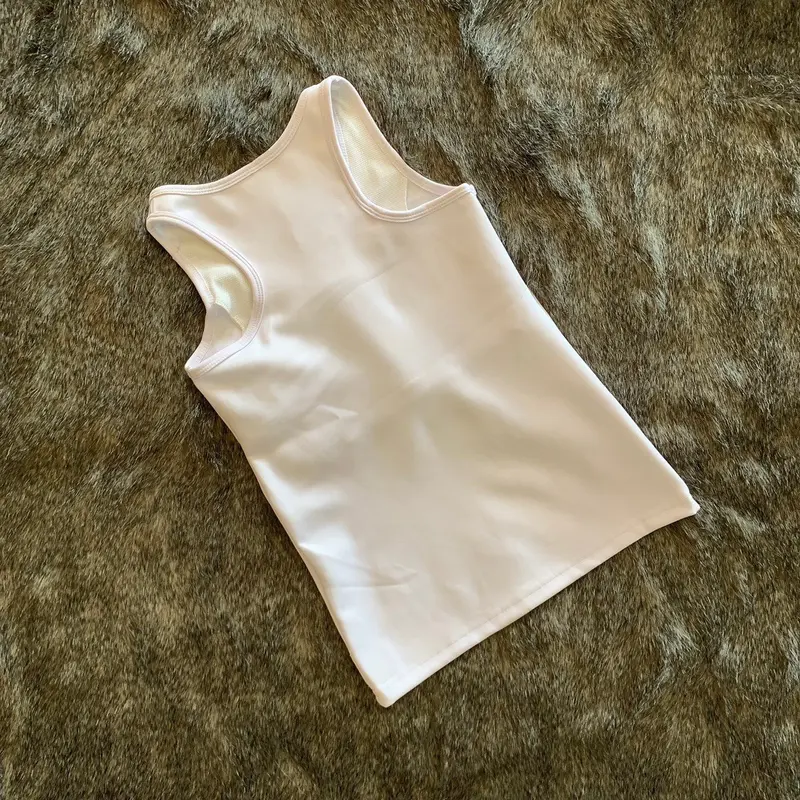 Áo Nịt Ba Lỗ Lót Cài Ngụy Trang - Áo Ba Lỗ Nịt Ngực Tomboy Dáng Dài Thun Trơn Cotton Trắng Đen Nam Cài Hông Thể Thao Gym Bigsize Form Suông Nguyễn Nguyên 7