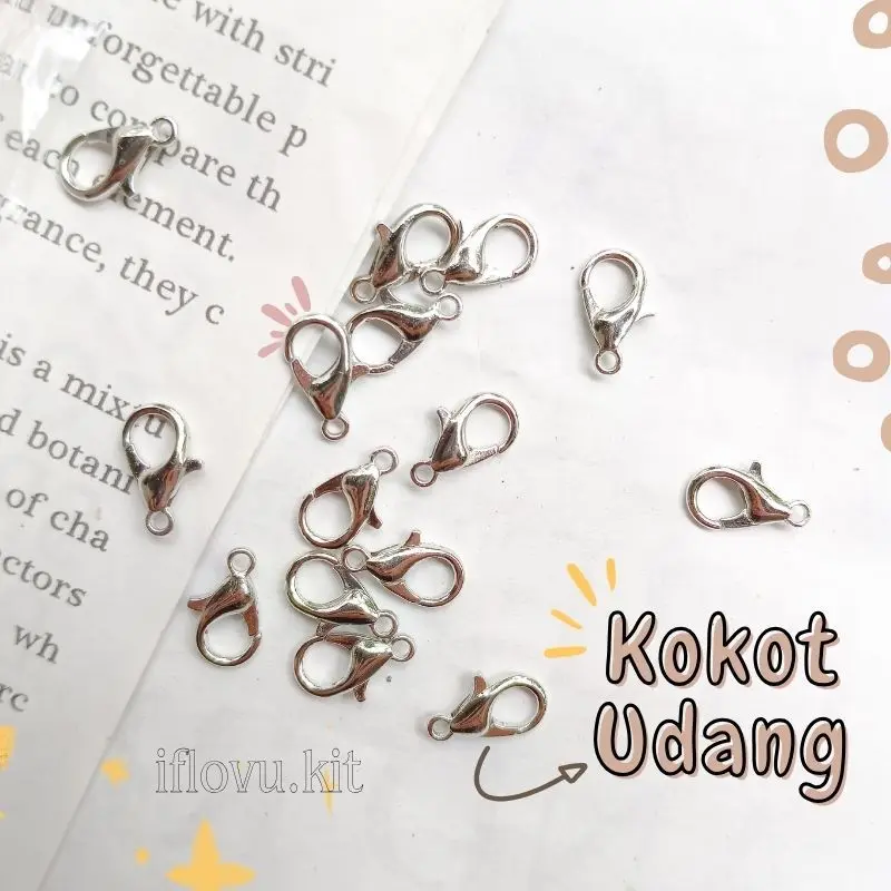 REFILL SET DIY By Iflovu Kit | Kodokan Gelang 1 Set Box stopper ring Kokot Udang Rantai Lada Stopper Gantungan Hp 5