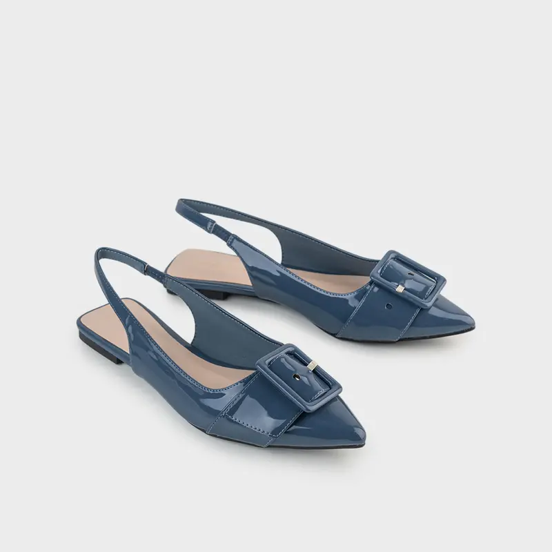 URBAN&CO Flat Shoes Wanita Sepatu Wanita Kasual Kerja Empuk - Fidelya 4