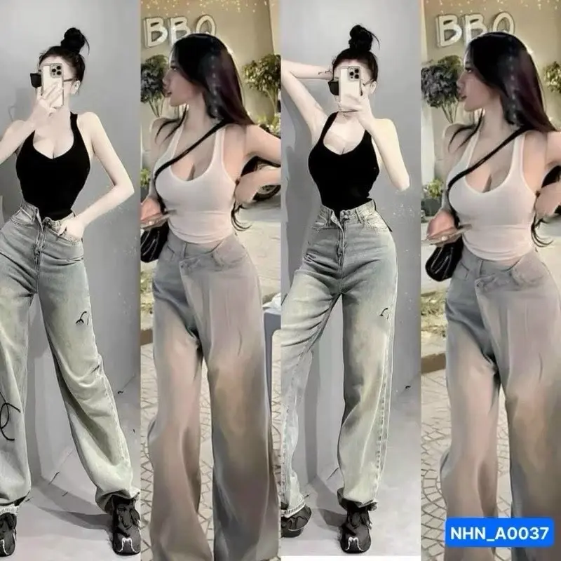 Áo ba lỗ ôm cổ tim vạt tròn lưng khoét sâu form tôn dáng đẹp chất liệu thun cotton co giãn thoải mái cho nữ - Women 4