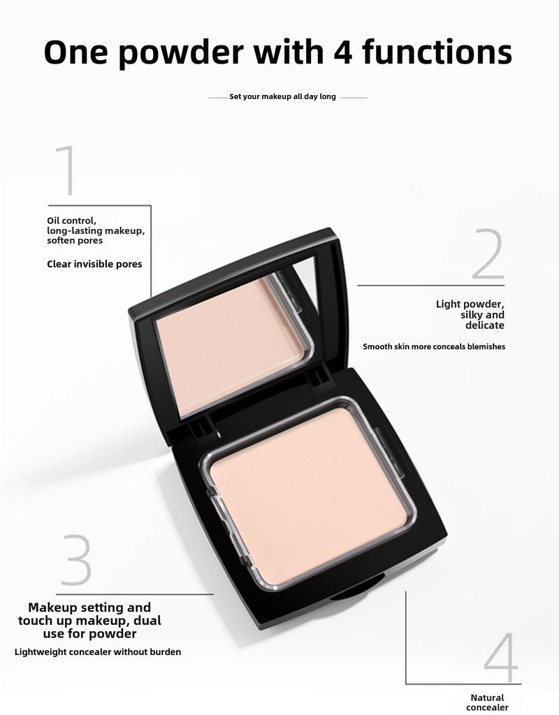 Product Introduction of Powder Setting Powder Loose Powder Oil Control Long-lasting Non-cakey Dual-use Dry and Wet Natural Foundation Concealer Loose Powder Touch-up 11