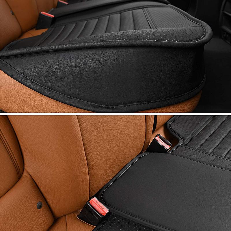 Product Introduction of 【24-hour shipping+free shipping+COD】 Universal PU Leather Car Seat Cover Front Driver Carseat Cushion Protector Anti Slip Seatcover Pad Waterproof 29