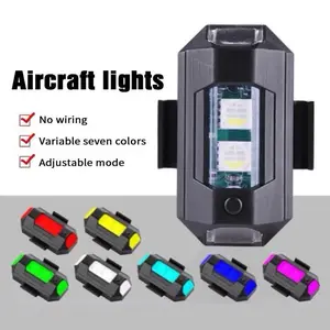Lampu LED Kedip Pesawat RGB LED Aircraft Plane 7 Warna Universal