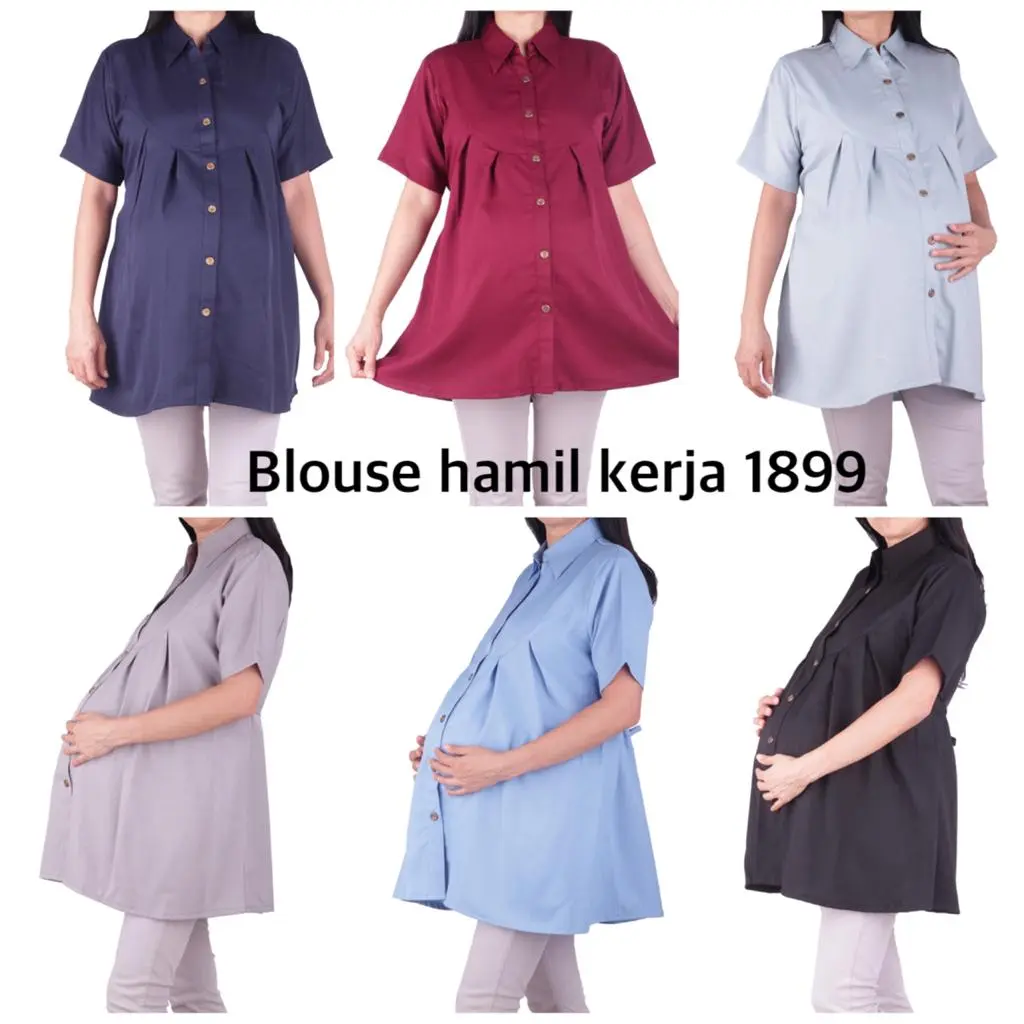 Blouse Kerja Hamil & Menyusui 1899