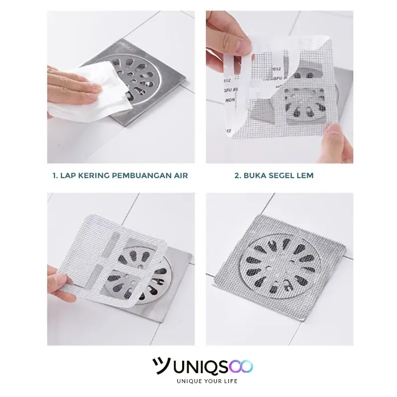 UNIQSOO Saringan Kawat Pembuangan Air WC Wastafel Serbaguna Anti Mampet XY099 5