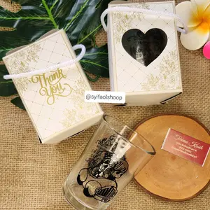 souvenir gelas jamu CUSTOM CETAK isi 50 variasi kemasan