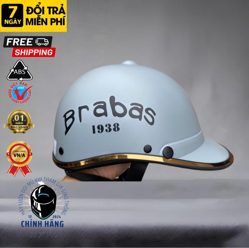 Product Introduction of Nón bảo hiểm BRABAS, phong cách trẻ trung, hợp cả nam, vòng đầu 52-57, món quà ý nghĩa - 1402 - Valentine - Lễ tình nhân -  Helmet Chạy Xe Đạp Phụ Kiện mũ  bảo  hiểm  brabus cho nữ nón  baohiem Cao Su 6