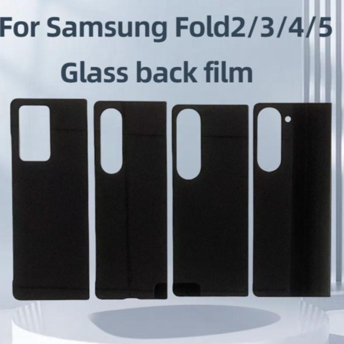 Kính cường lực trong suốt, HD, cho Samsung Galaxy Z Fold 6 5 4 3, Bảo vệ màn hình bên ngoài, cho Galaxy ZFold 6 Fold5 5G, Kính sau riêng tư Phụ Kiện Phone Ốp Case 1