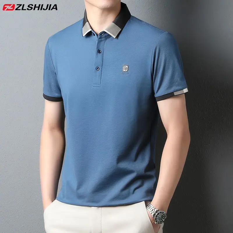 Áo Thun Polo Ngắn Tay Mùa Hè, Gia Đình Sói Chiến Tranh, Áo Hợp Xu hướng Áo Polo Thường Ngày Cho Nam Giới Trẻ Trung Và Trung Niên, Có Ve Áo Menswear Tre Shirt