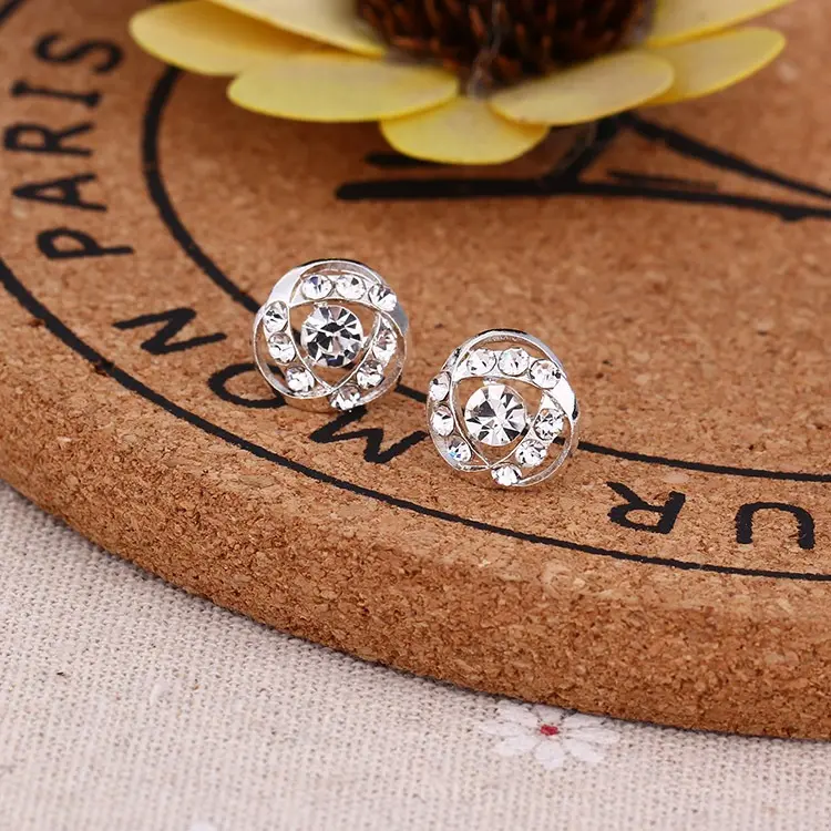 Anting wanita elegan Anting princess round high quality Grade original store cantik elegan 1222 2