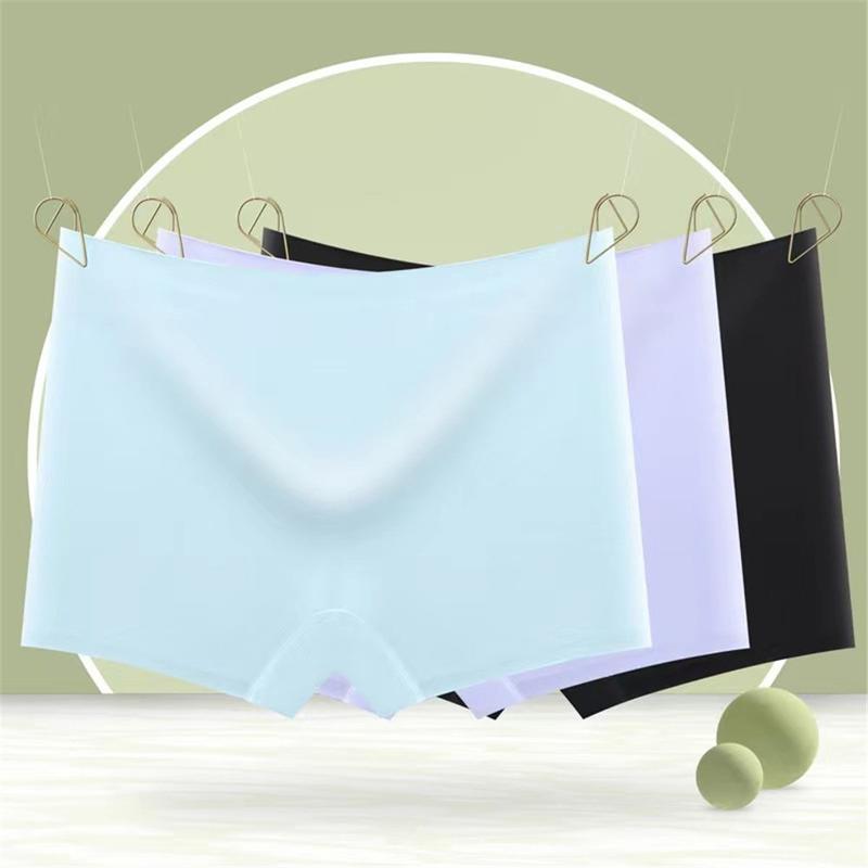 Product Introduction of Quần Lót Boxer An Toàn Dành Cho Nữ, Chất Liệu Lụa Lạnh Chống Chạy, Mỏng Nhẹ, cạp vừa, Không đường May, Thân Thiện Với Làn Da, Co Giãn Và Thoải Mái, Quần Lót Không Đường May 20