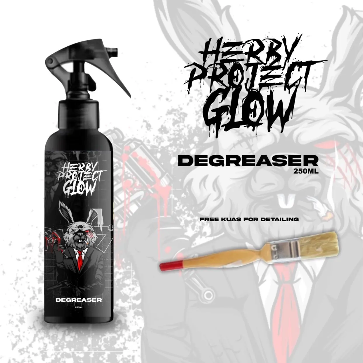 Herbyprojectglow DEGREASER pembersih noda pada mesin motor/mobil