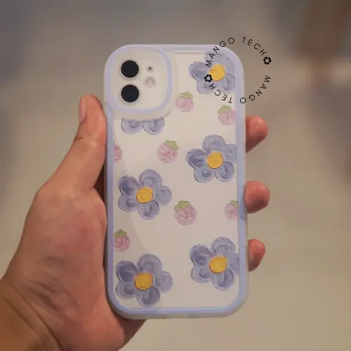 Case iP | casing iP XR 11 aesthetic lucu - Rise Flower 0