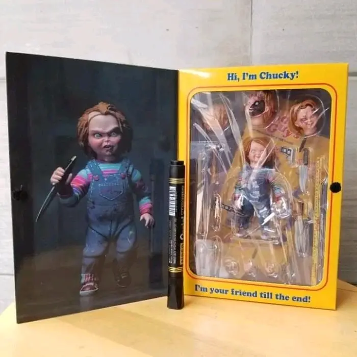 Neca - Good Guys Chucky from movie 4inch action Figure Set Hadiah Cowok 0