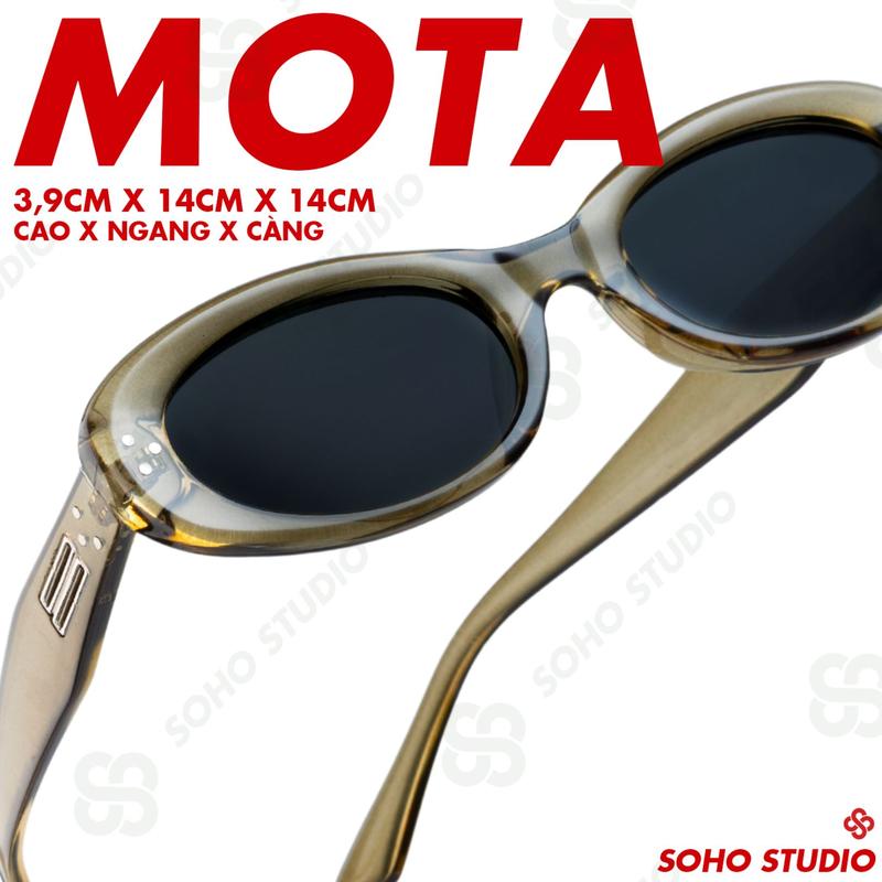 Kính mát MOTA form oval Soho Studio thiết kế mới, xu hướng Mắt Kính Nữ