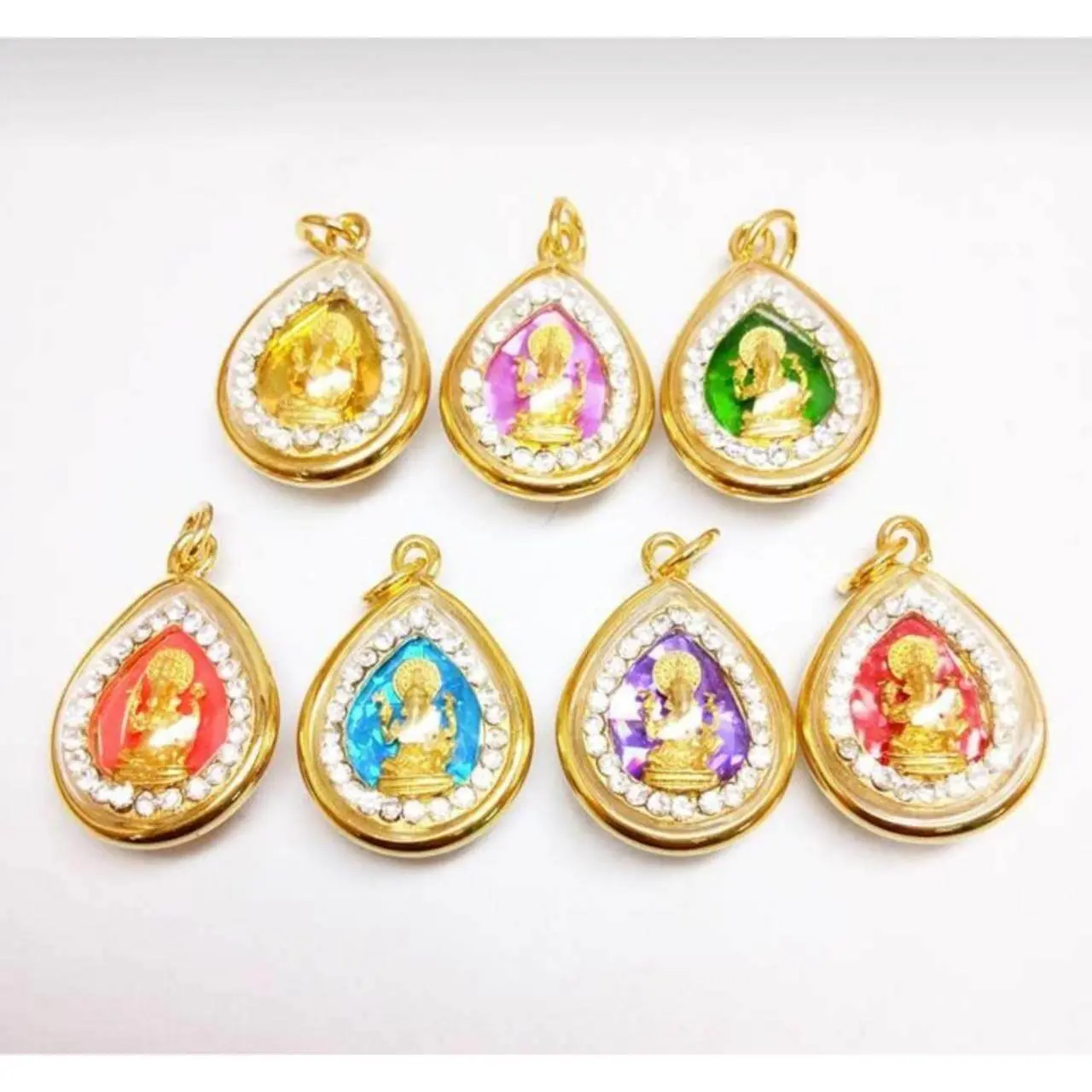 COD จี้พระพิฆเนศล้อมเพรช สีประจำวันเกิด ให้โชคเงินล้าน *บูชาแล้วจะสมหวังในสิ่งที่ปรารถณา *การงานประสบผลสำเร็จ *เงินทองไหลมาเทมา