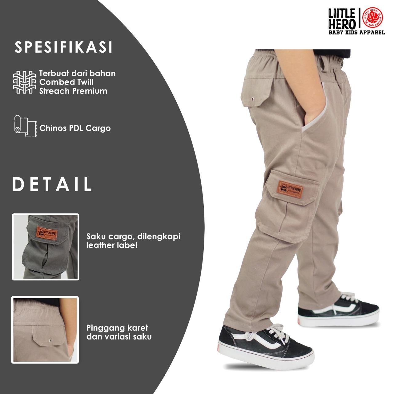 Celana PDL Cargo Anak Cowok Usia 1-10 Tahun Bahan Cotton Twill Streach Premium Model Terbaru Bestseller Bisa COD Fashion Celana Anak Laki Laki