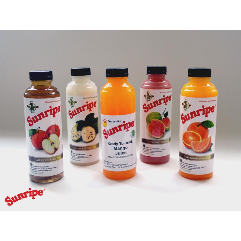 Sunripe Juice 250ml - Jus Buah orange apel sirsak mangga jambu - Shop ...