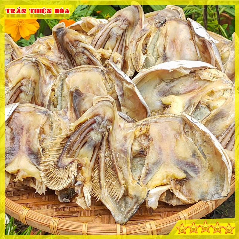 1 Kg Khô Đầu Cá Tra Phồng Loại Lớn Dùng Nấu Sim Loa Bắp Chuối thịt trâu khô cá dứa 1 nắng