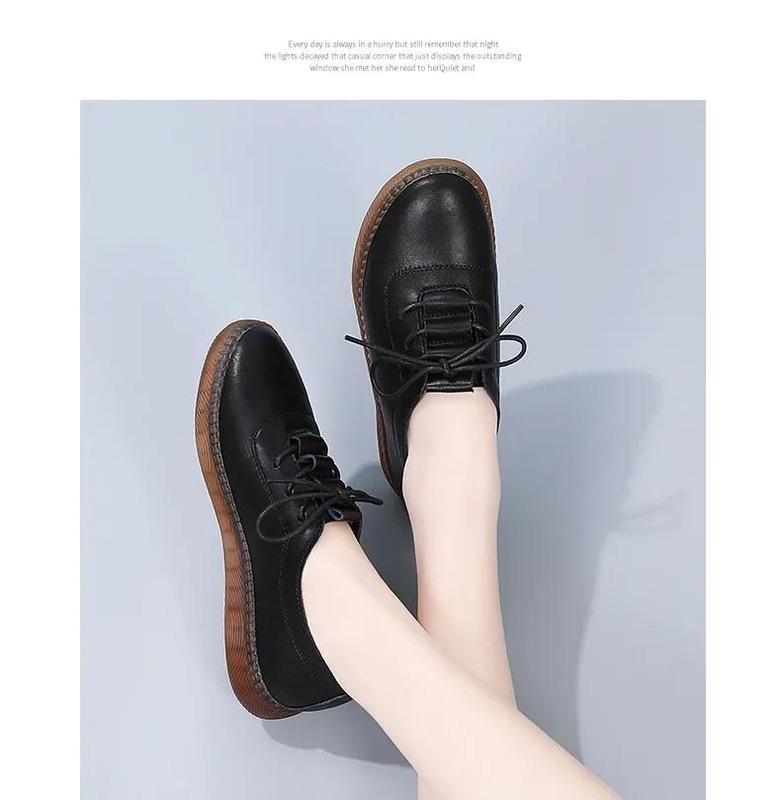 Product Introduction of Pumps Women's Spring and Autumn Soft Soled Flats Comfortable Work Shoes Girls' Mom Shoes 34