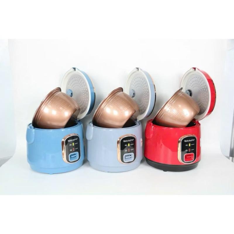 (Loại 1) Nồi cơm điện SRAPP dung tích 1L - 2.2L, chống dính cực tốt, thiết kế sang trọng, tặng kèm giá hấp