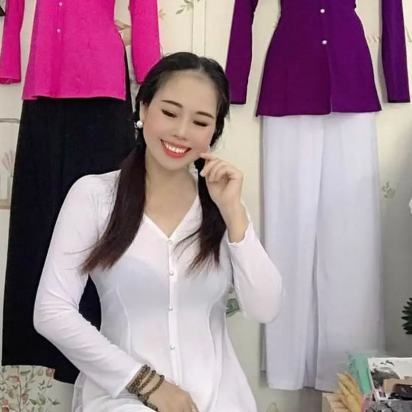 Áo ba ba màu trắng thun solen mềm mịn mát không nhão vãi khi giặt máy