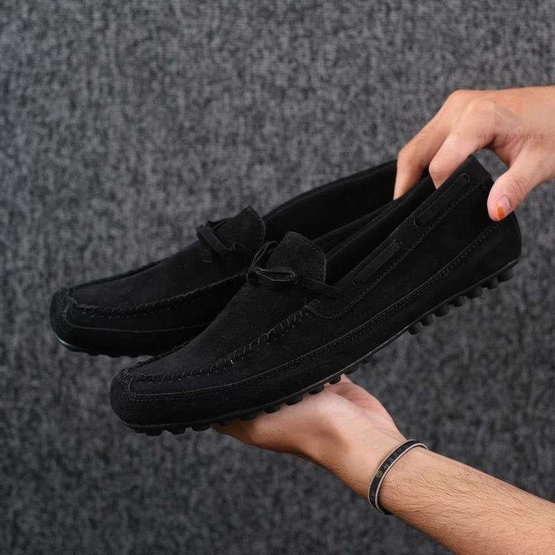 Crusers - Sepatu Formal Slip On Loafers Pria Sepatu Pria Casual Pantofel Kulit Suede Original Minning Distro - Sepatu Pria Kerja Kantor Kuliah Wisuda Pesta Nikahan Kondangan Gaya Santai Pria Loafers SLip On Keren Trendi Kekinian 7