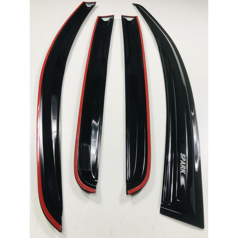 Chevrolet Spark 2011 2012 2013 2014 2015 2016 2017 2018 MUGEN Rain Visor Sun Gutter IM 5
