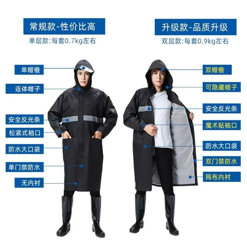 Áo Mưa, Dài Toàn Thân, Chống Mưa, Thích Hợp Cho Xe Điện Và Xe Chạy Điện, Thời Trang, Dành Cho Nam Và Nữ, Xe Đạp Trong Suốt, Người Lớn, Hàng Mới Về, Áo Mưa 8