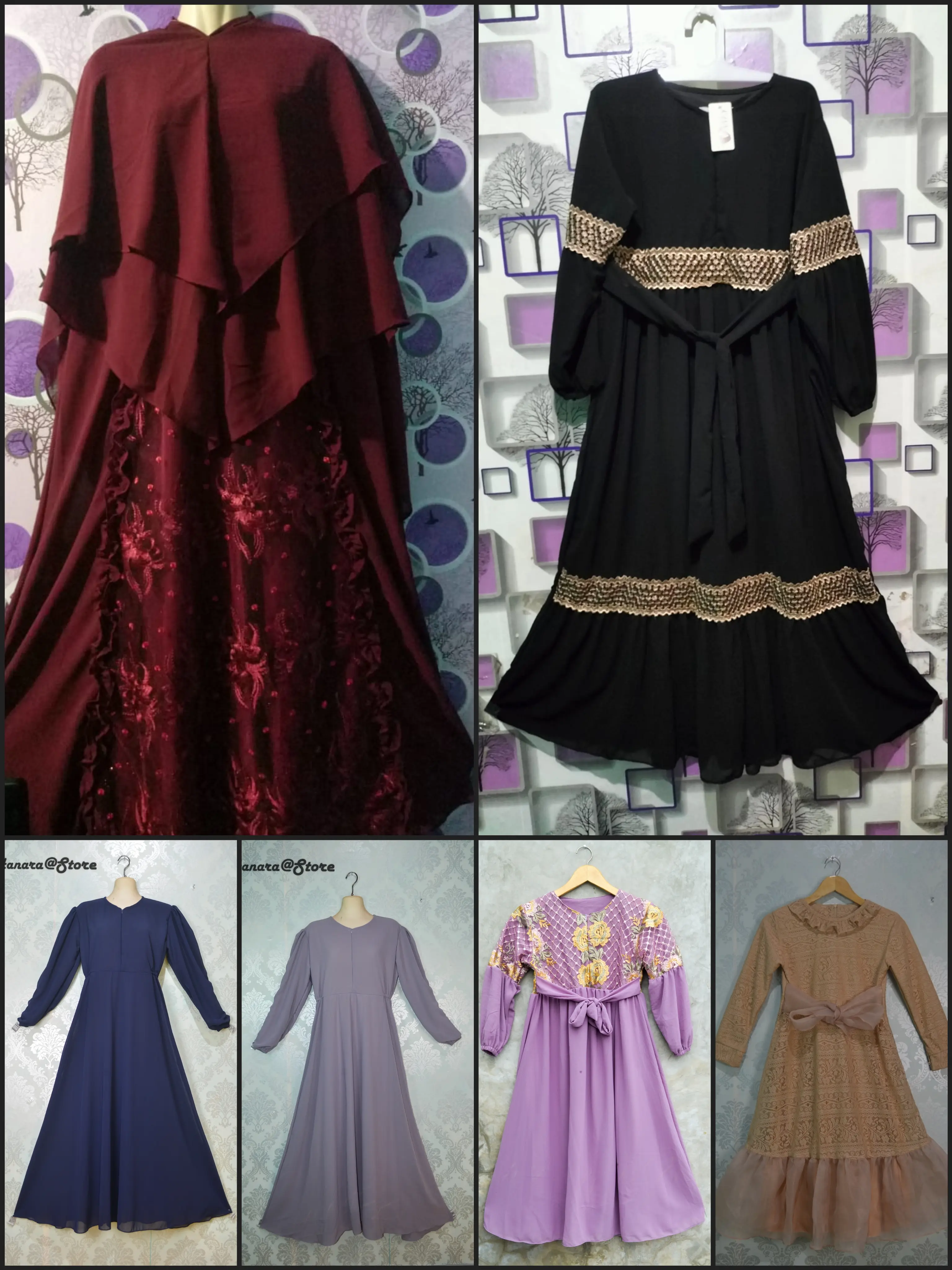 Paket 90k LIVE SALE Gamis murah meriah gamis dewasa 02