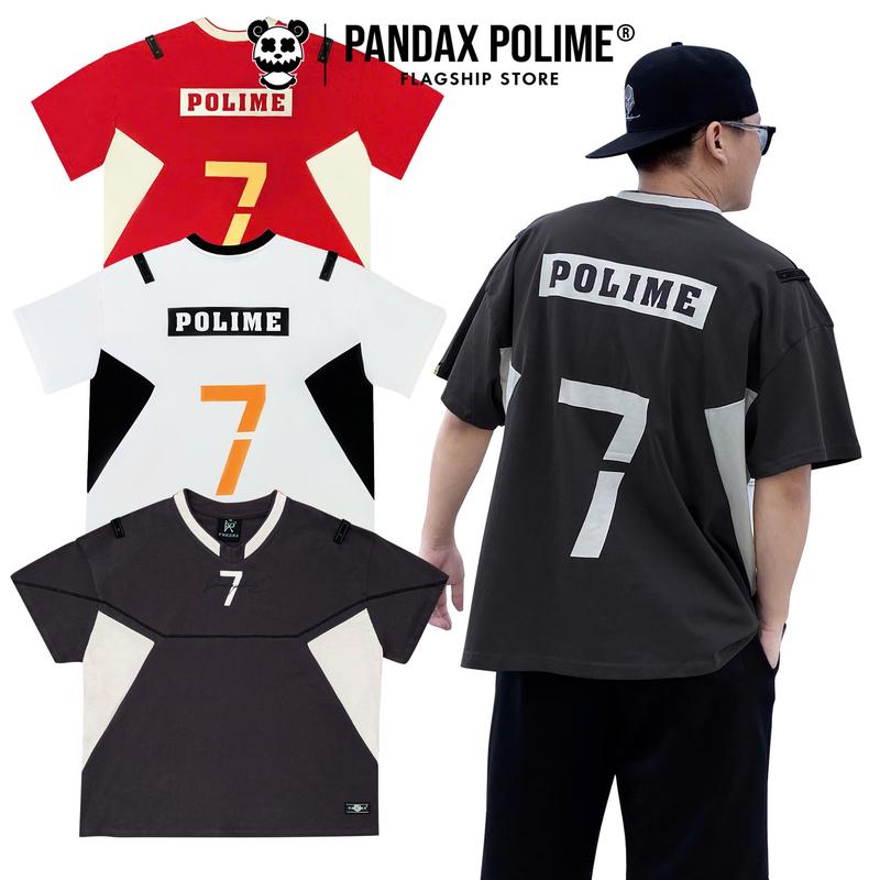 Áo Phông boxy block core bóng đá retro thể thao phối màu jersey tay lỡ oversize form rộng unisex cặp đôi bóng chày px pandax polime Menswear Nam
