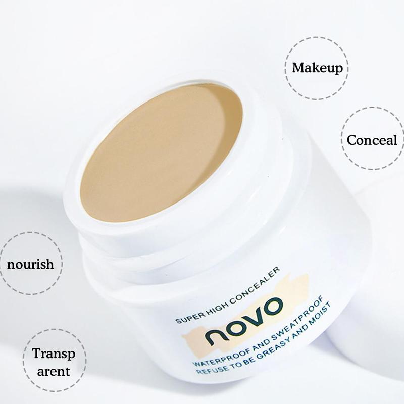 Product Introduction of NOVO Concealer Palette Flawless Concealer Long-lasting Control Acne Tattoo Cover Oil Dark B9I8 42