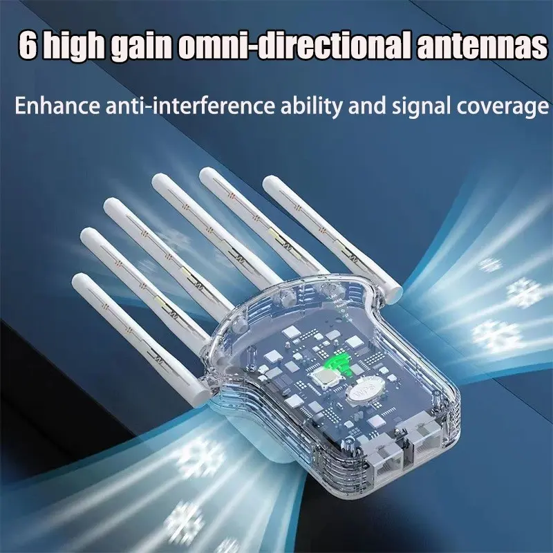 300Mbps/1200Mbps 5Ghz Wireless WiFi Repeater 2.4G 5GHz Wifi Signal Amplifier Extender Router Network 8