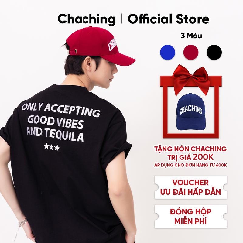 Áo Thun Unisex In Nhũ Kim Tuyến ChaChing, Áo Phông Nam Nữ Form Boxy In Kim Tuyến Lấp Lánh Chất Liệu Vải Cotton Mềm Mại, Thoáng Mát