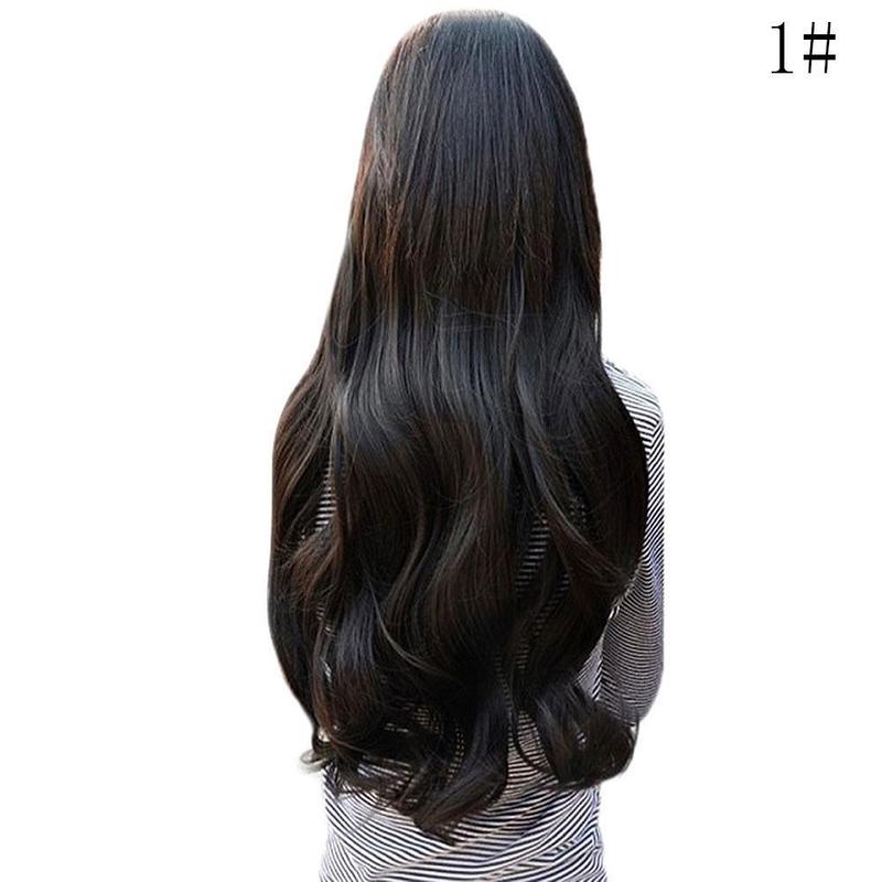 Product Introduction of Long Hair Extension Curl Wavy Sexy Stylish Clip-on Women Fashion Cosmetics Long Wigs X9M3 21