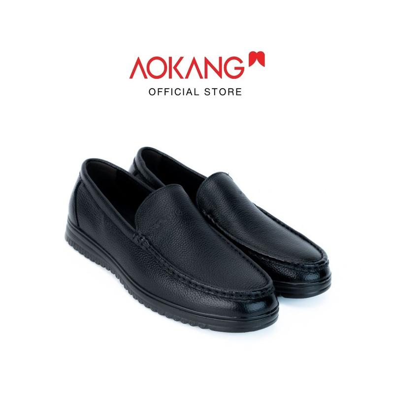 AOKANG | Giày Tây Nam Cao Cấp Được Làm Bằng Da Bò Thật Nhập Khẩu Từ Ý, Kiểu Dáng Loafer Rất Phù Hợp Trong Môi Trường Công Sở Và Dạo Phố [1243124022] giày  da giày  da giày  derby giày  penny giày  nam