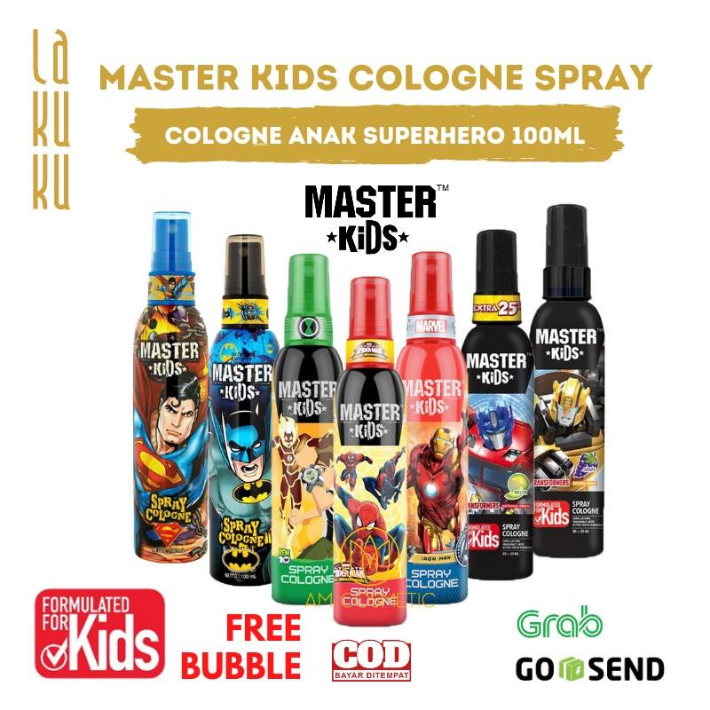 Lakuku - Master Kids Cologne Spray Super Hero Parfum Anak aroma Buah 0
