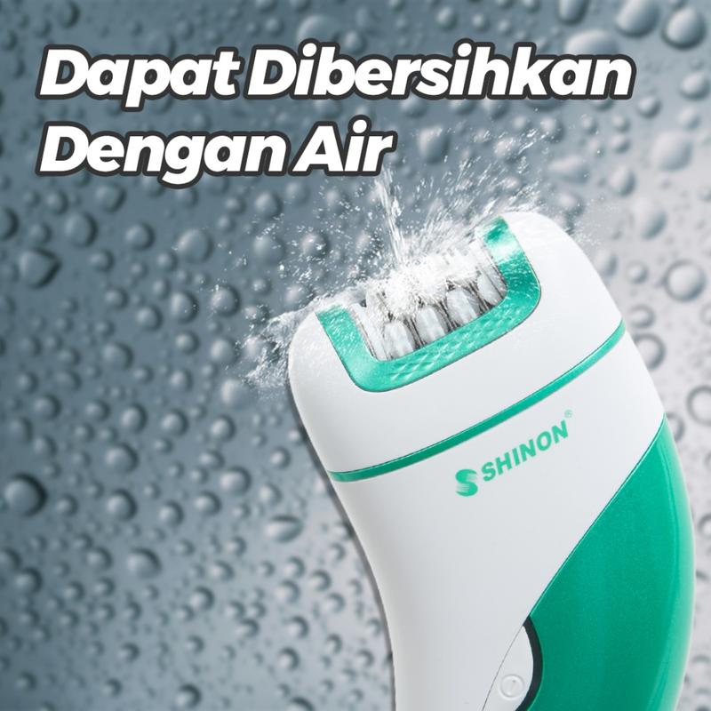 COD SHINON Epilator Rambut Wanita Lady Shaver Epilator alat cukur bulu sensitif wanita lady  shaver Ketiak Wajah Perontok 3