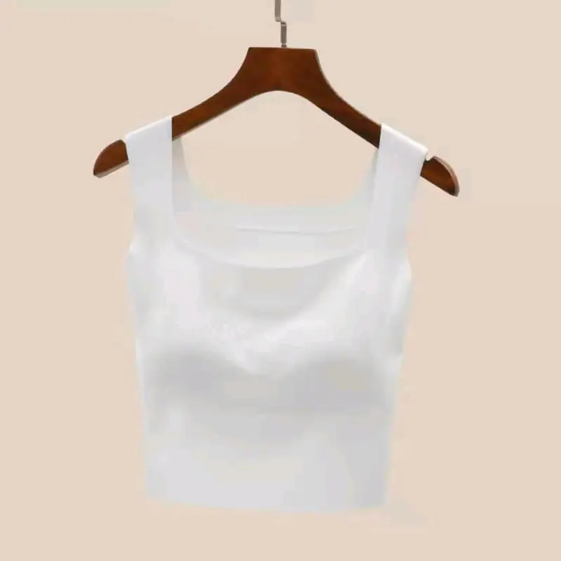 Áo Bra Su Tăm Cổ Vuông Dáng Vừa cao cấp bản vip Nữ Top Women 5
