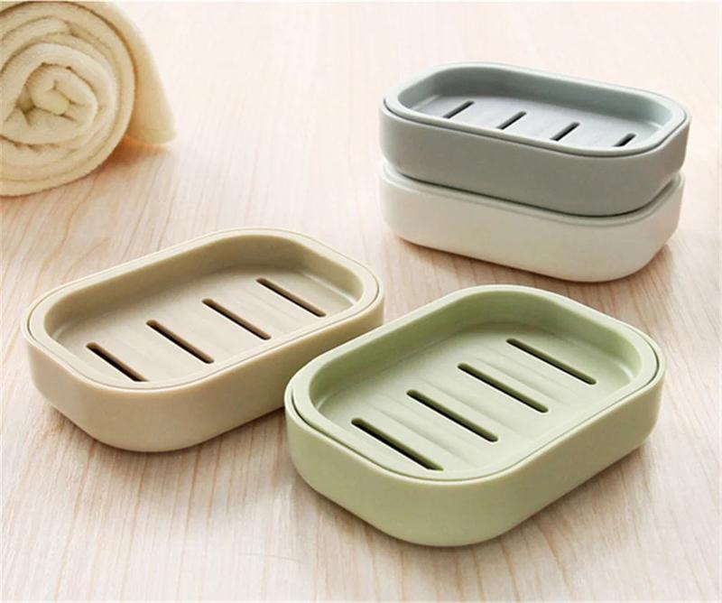 Product Introduction of New Bathroom Dish Plate Case Home Shower Travel Hiking Holder Container Soap Box Plastic Soap Box Dispenser Soap Rack Light 5