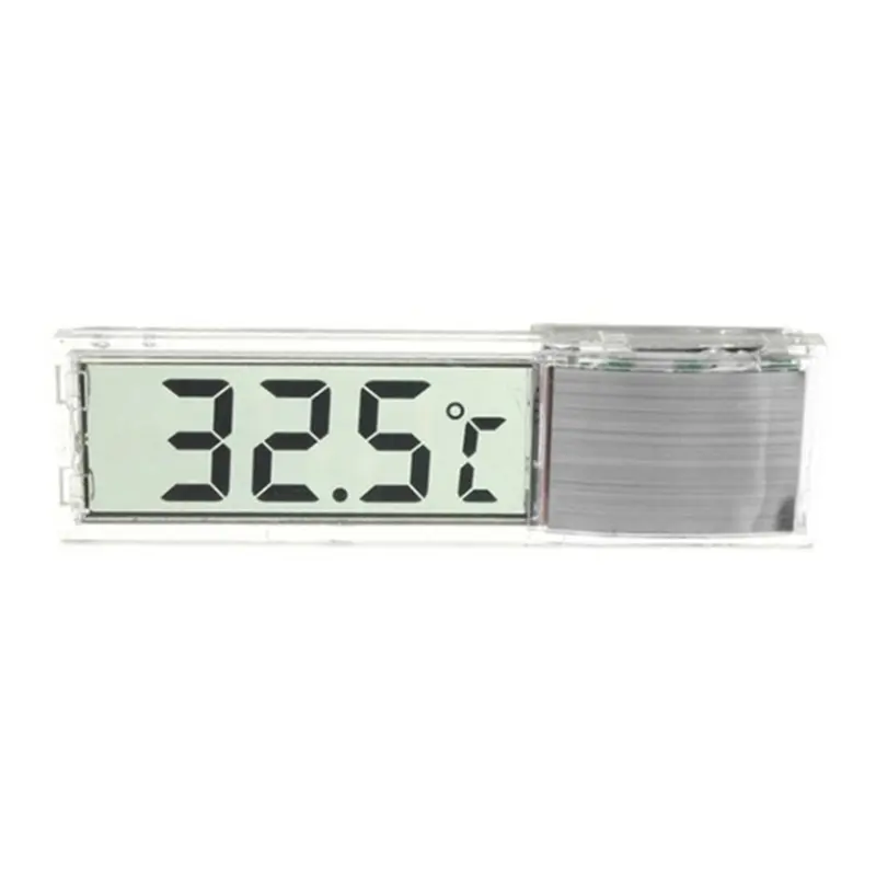 HEHUS quarium Thermometer Mini LCD Digital Fish for Tank Thermometers with Clear-Screen Monitor Terrarium Temperature No Wire