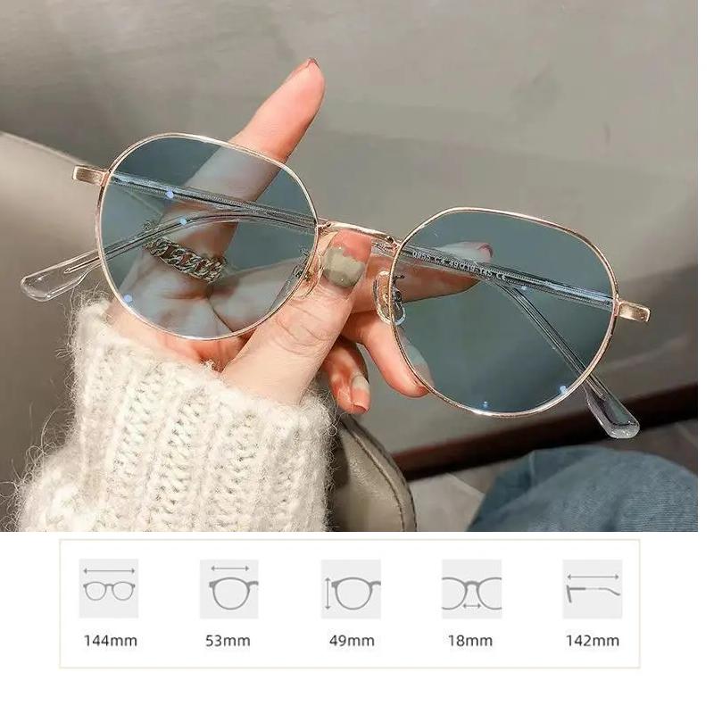 Product Introduction of Outdoor Color Changing Glasses Fashion Luxury Photochromic Eyewear Frame Men Women Vintage Finished Near Sight Eyeglasses 0