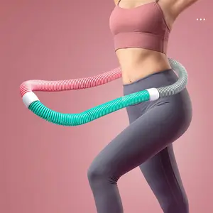 Soft Hula Hoop Fitness 2.6 Jin Pegas Baja Elastis Pelindung Busa Lembut Alat Gym Portable Rumah & Kantor Anti Ribet