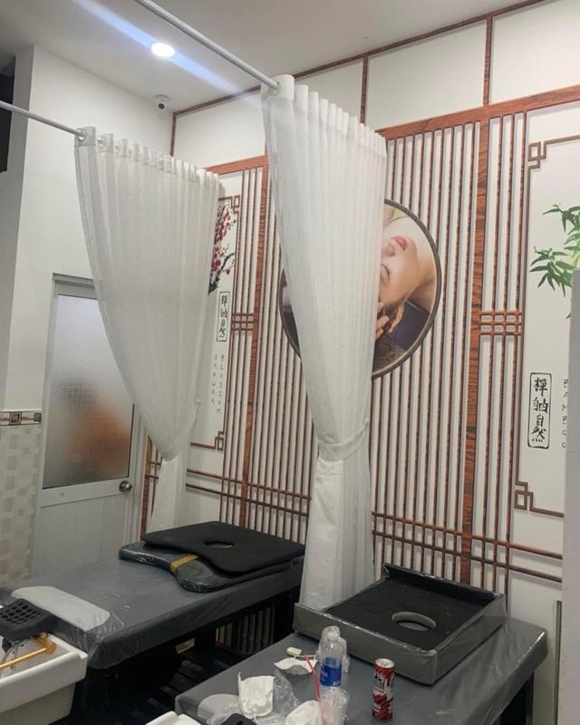 Rèm VOAN trắng lụa đính hoa văn HẠT MƯA BẠC , rèm cửa sổ Loại 1, vải tr